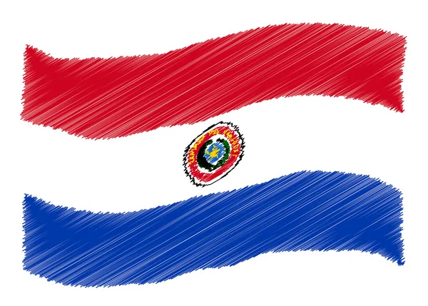 Bosquejo - Paraguay — Foto de Stock