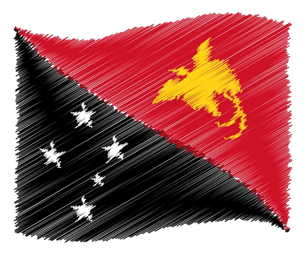 Σκίτσο - Παπούα Νέα Γουινέα — Φωτογραφία Αρχείου