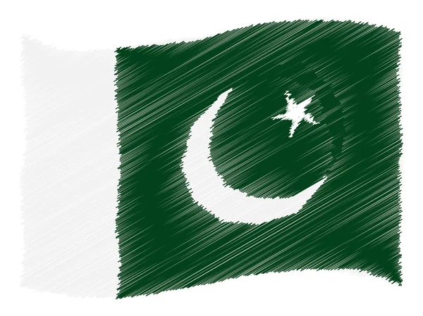 Szkic - pakistan — Zdjęcie stockowe