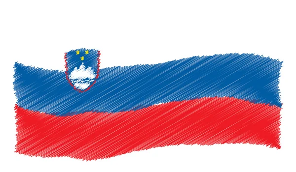 Σκίτσο - Σλοβενία — Φωτογραφία Αρχείου