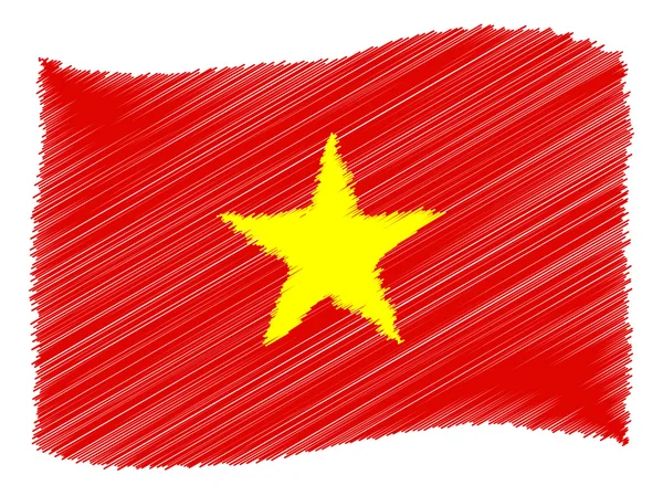 Σκίτσο - Βιετνάμ — Φωτογραφία Αρχείου