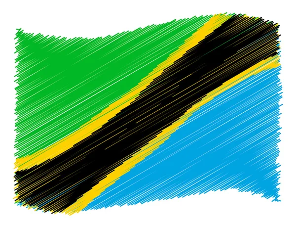 Sketch - Tanzania — Stock Photo, Image