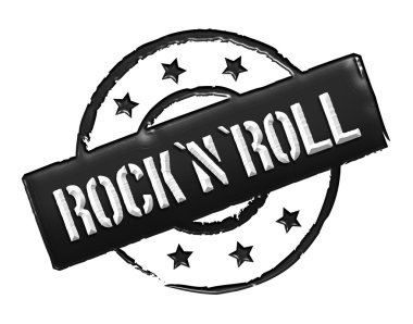 Stamp - Rock'n'Roll clipart