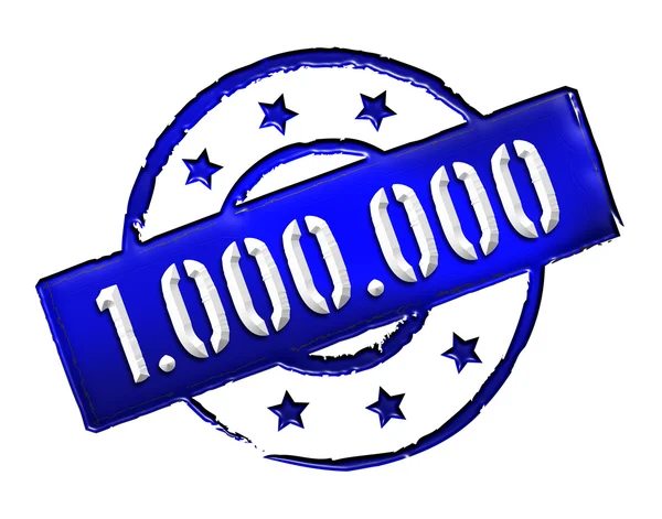 Bélyegző - 1.000.000 — Stock Fotó