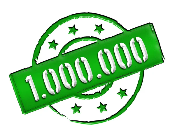 Stämpel - 1.000.000 — Stockfoto