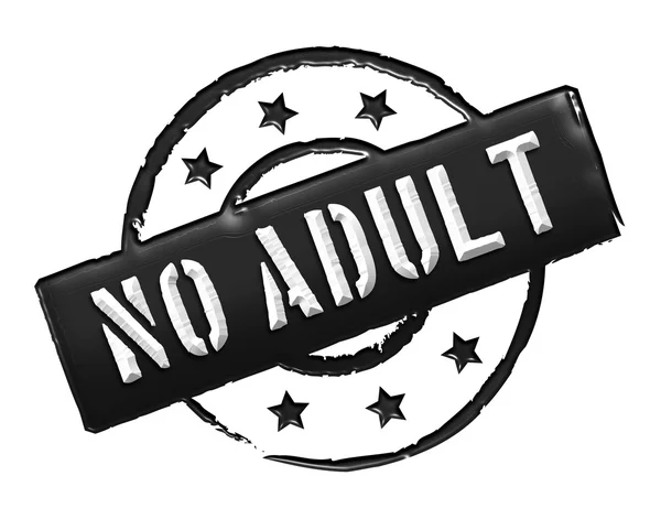 Znaczek - nie dla dorosłych — Zdjęcie stockowe