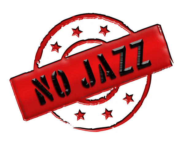 Stämpel - ingen jazz — Stockfoto