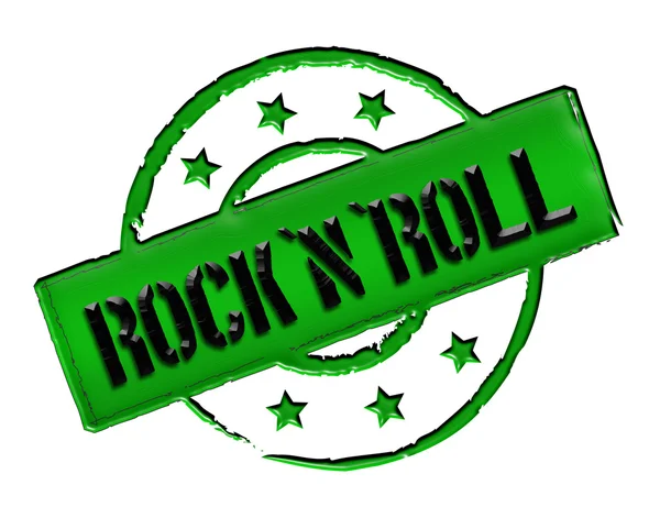Pieczęć - rock'n'roll — Zdjęcie stockowe