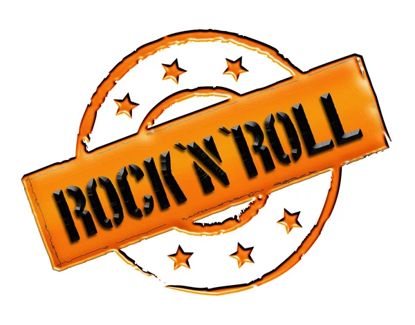 Bélyeg - rock'n'roll — Stock Fotó