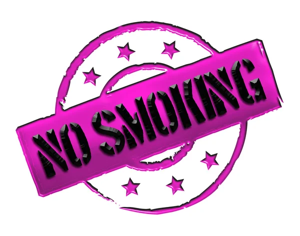 Pieczęć - zakaz palenia — Zdjęcie stockowe