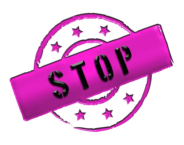 Stempel - stop — Stockfoto