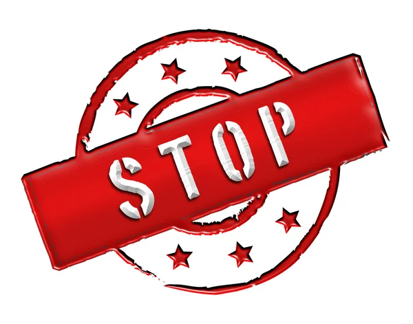 Stamp - STOP — Stok Foto