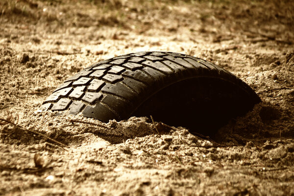 The tire grave