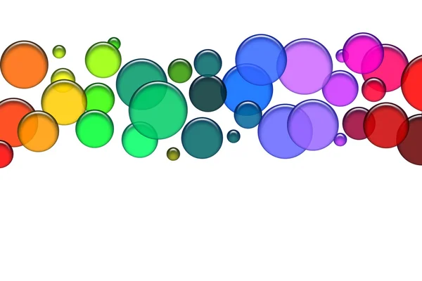 Gekleurde bubbels — Stockfoto