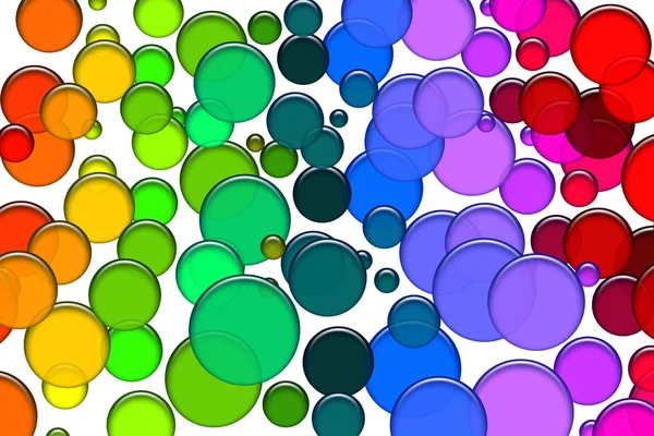 Burbujas de colores Fotos De Stock