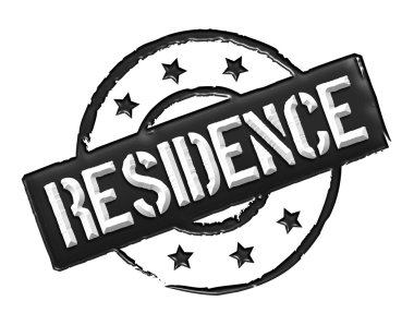 Residence - Black clipart