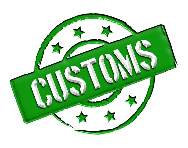 Customs - Green — Stock Photo, Image