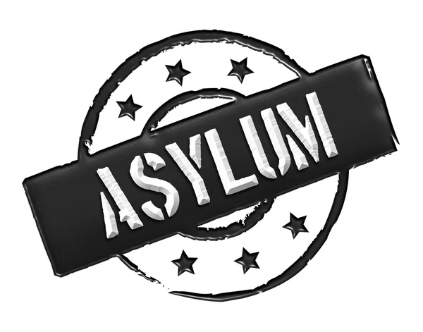 Asylum - zwart — Stockfoto