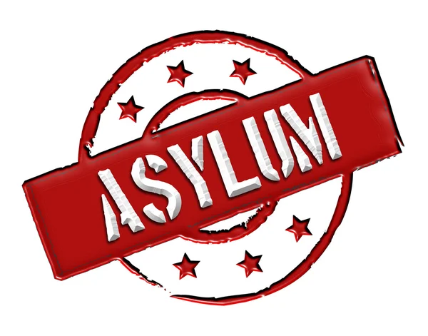 Azyl - červený — Stock fotografie