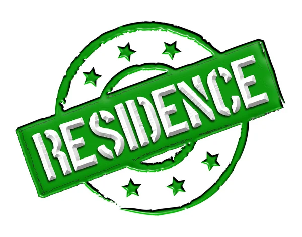 Residence - groen Stockafbeelding