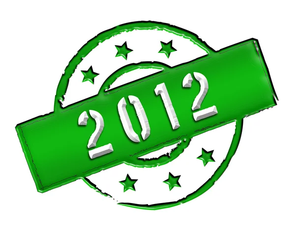 2012 - Stamp — Stock Photo, Image