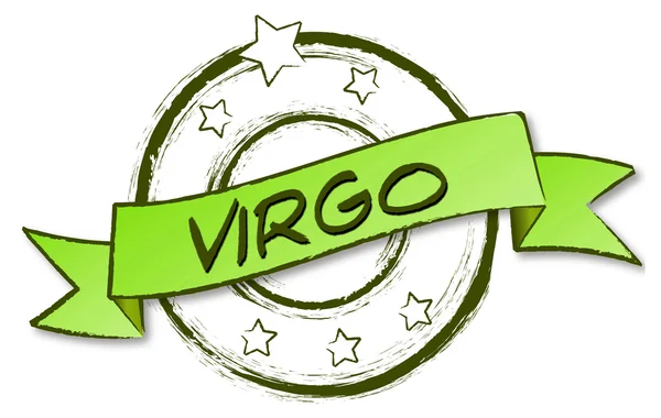 Zodíaco - Retro - VIRGO — Fotografia de Stock
