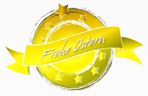 Frohe Ostern Banner — Stockfoto