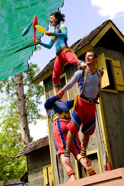 stock image Renaissance festival performers