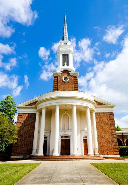 Historic church with Greek revival architecture — Stock Photo, Image