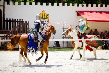 Şövalyeler eylem Gürcistan Rönesans Festivali