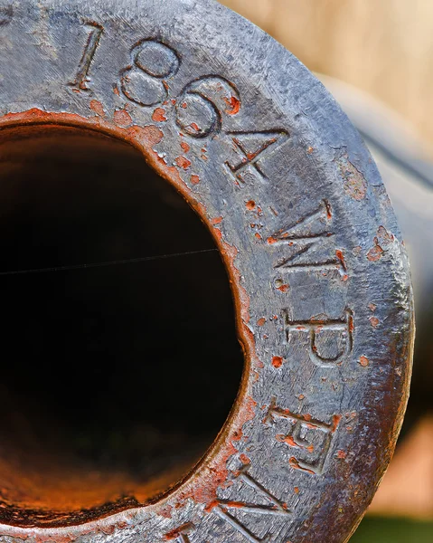 在肯尼索山国家战场遗址公园内战时代大炮的关门 — 图库照片
