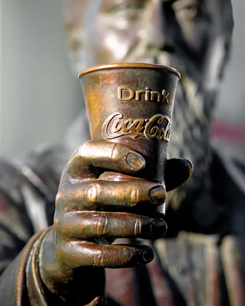 stock image Statue at World of Coke