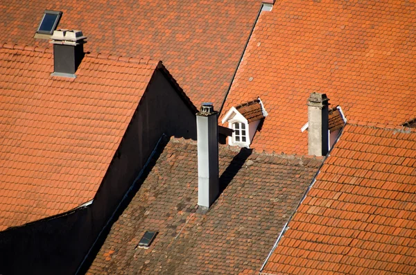 Roofs in tiles cooked — Stock Photo, Image