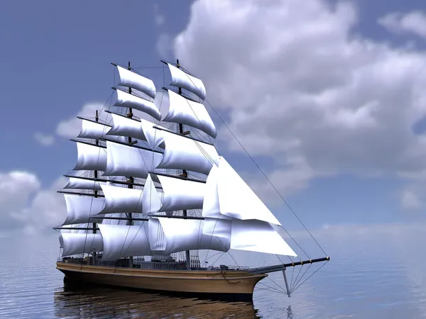 这艘三桅帆船 — 图库照片