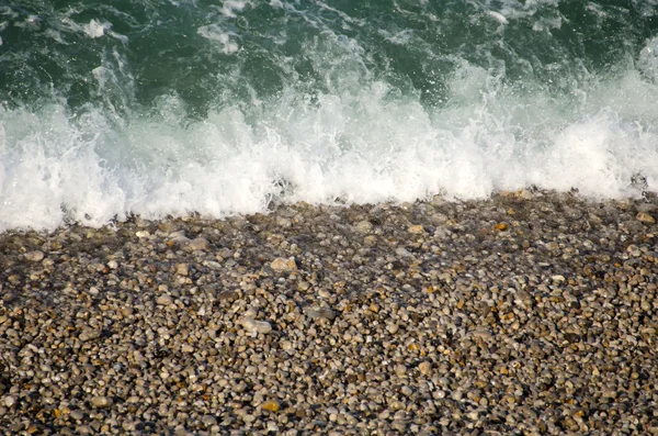 The waves and pebbles — Stock Photo, Image