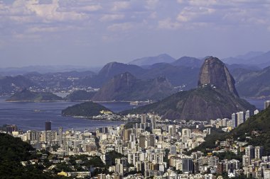 Viw of Sugar Loaf in Rio de Janeiro clipart