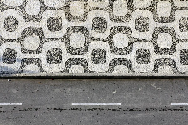 Background of Ipanema Sidewalk — Stock Photo, Image