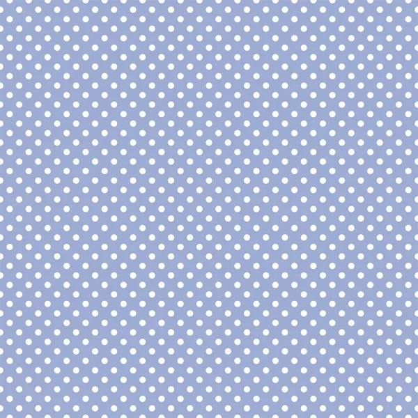 Pois sur fond bleu bébé - motif vectoriel sans couture rétro — Image vectorielle