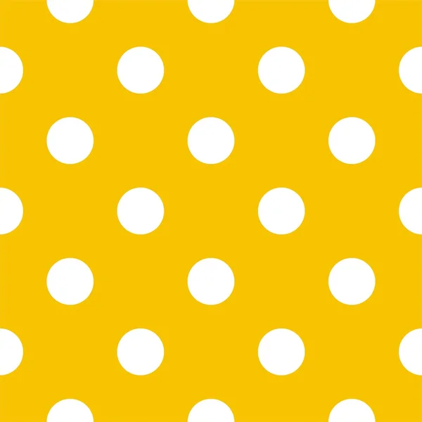 Enorme polka dots op baby roze achtergrond retro naadloze vector patroon — Stockvector