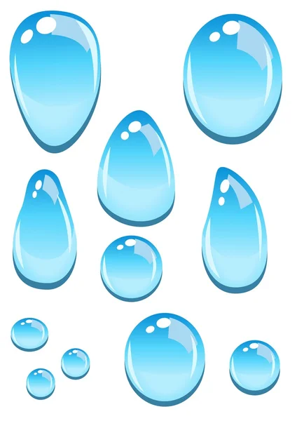 Vodní perly — Stockový vektor