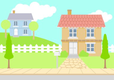 Houses clipart