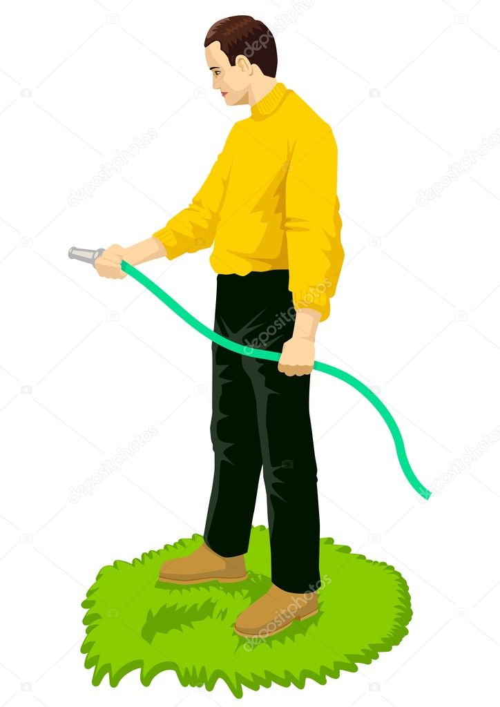 Watering — Stock Vector © rudall30 #9404113