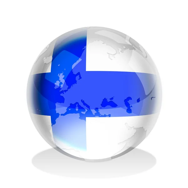Finsko insignie — Stock fotografie