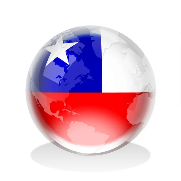 共和国的智利徽章 — 图库照片