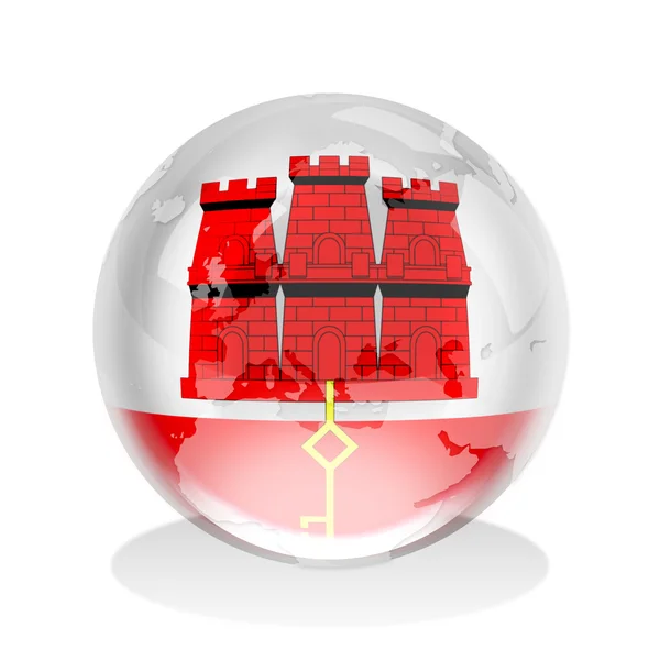 Gibraltar Insignia — Stock Photo, Image