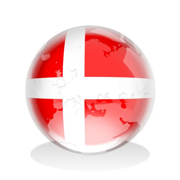 Danmark insignier — Stockfoto