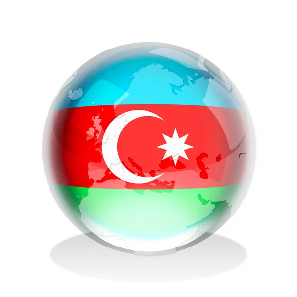 阿塞拜疆徽章 — 图库照片