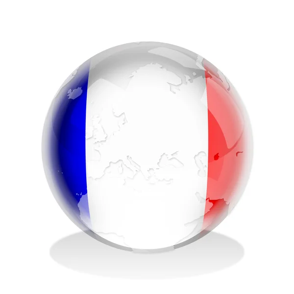 Frankrijk insignia — Stockfoto