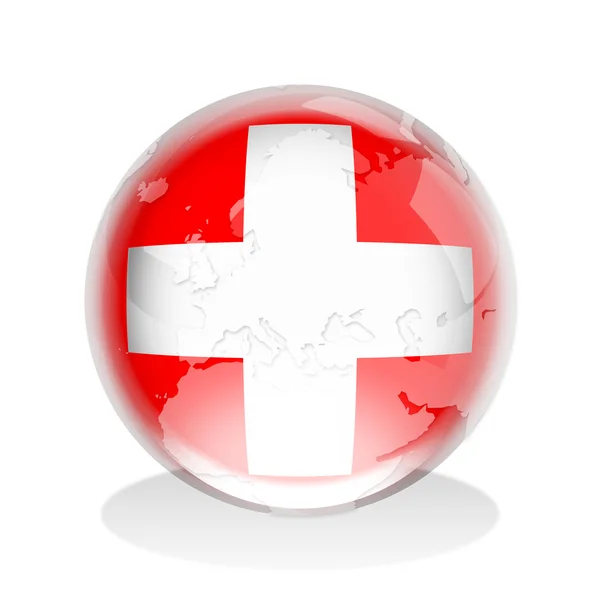 瑞士徽章 — 图库照片