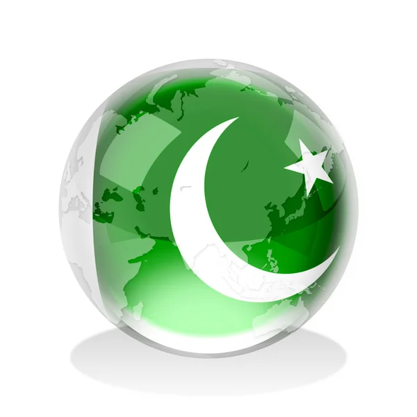 Πακιστάν διακριτικά — Φωτογραφία Αρχείου